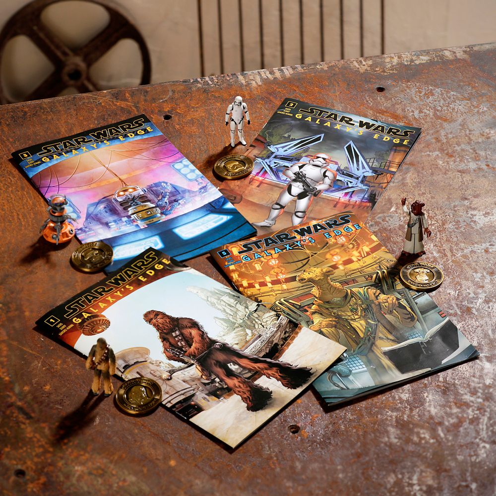 First Order Stormtrooper Action Figure Comic Book and Coin Set - Star Wars Galaxy's Edge - Limited Edition