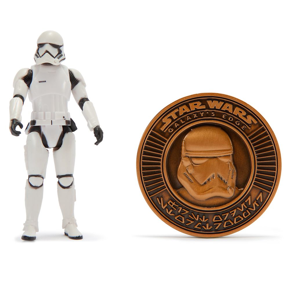 First Order Stormtrooper Action Figure Comic Book and Coin Set - Star Wars Galaxy's Edge - Limited Edition