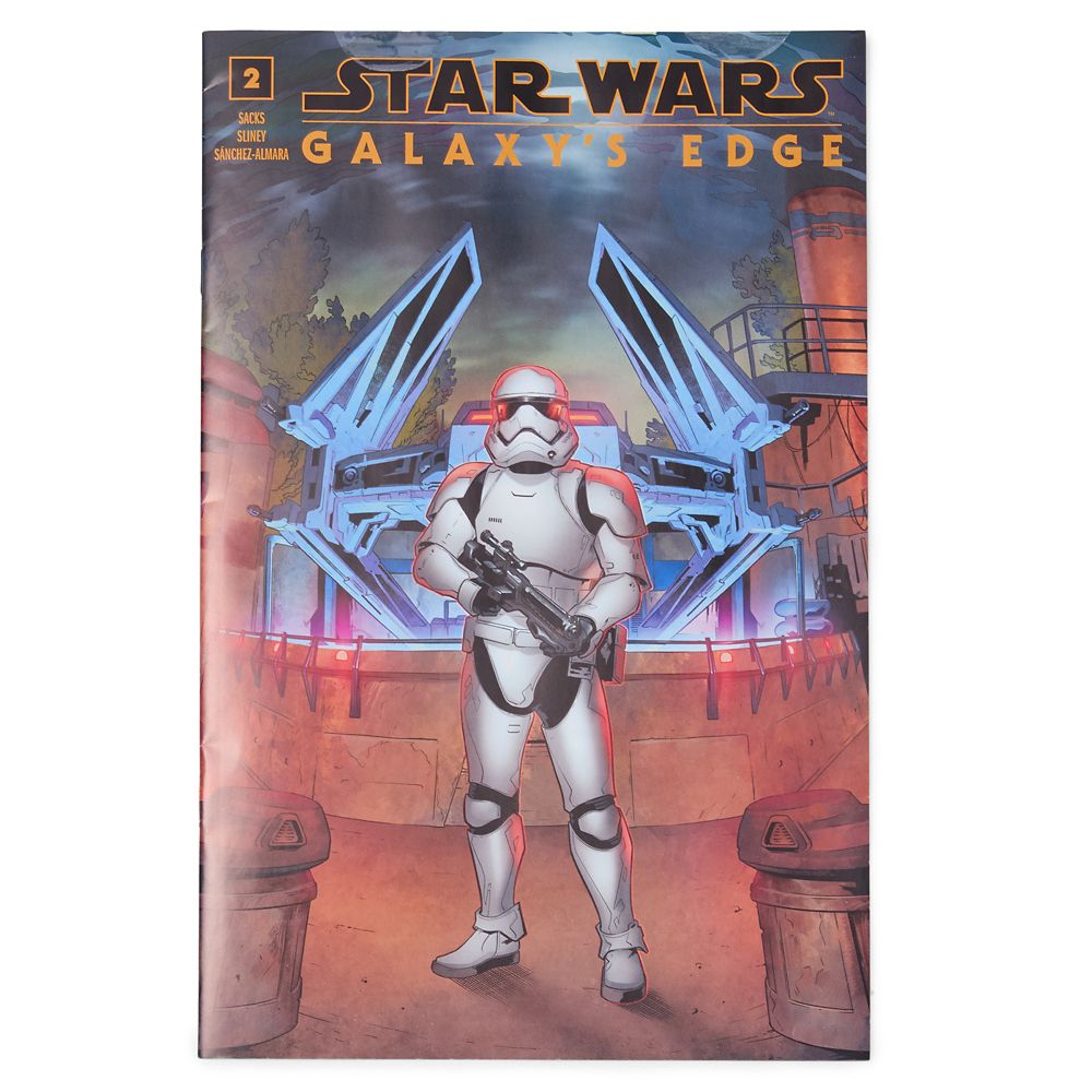 First Order Stormtrooper Action Figure Comic Book and Coin Set - Star Wars Galaxy's Edge - Limited Edition