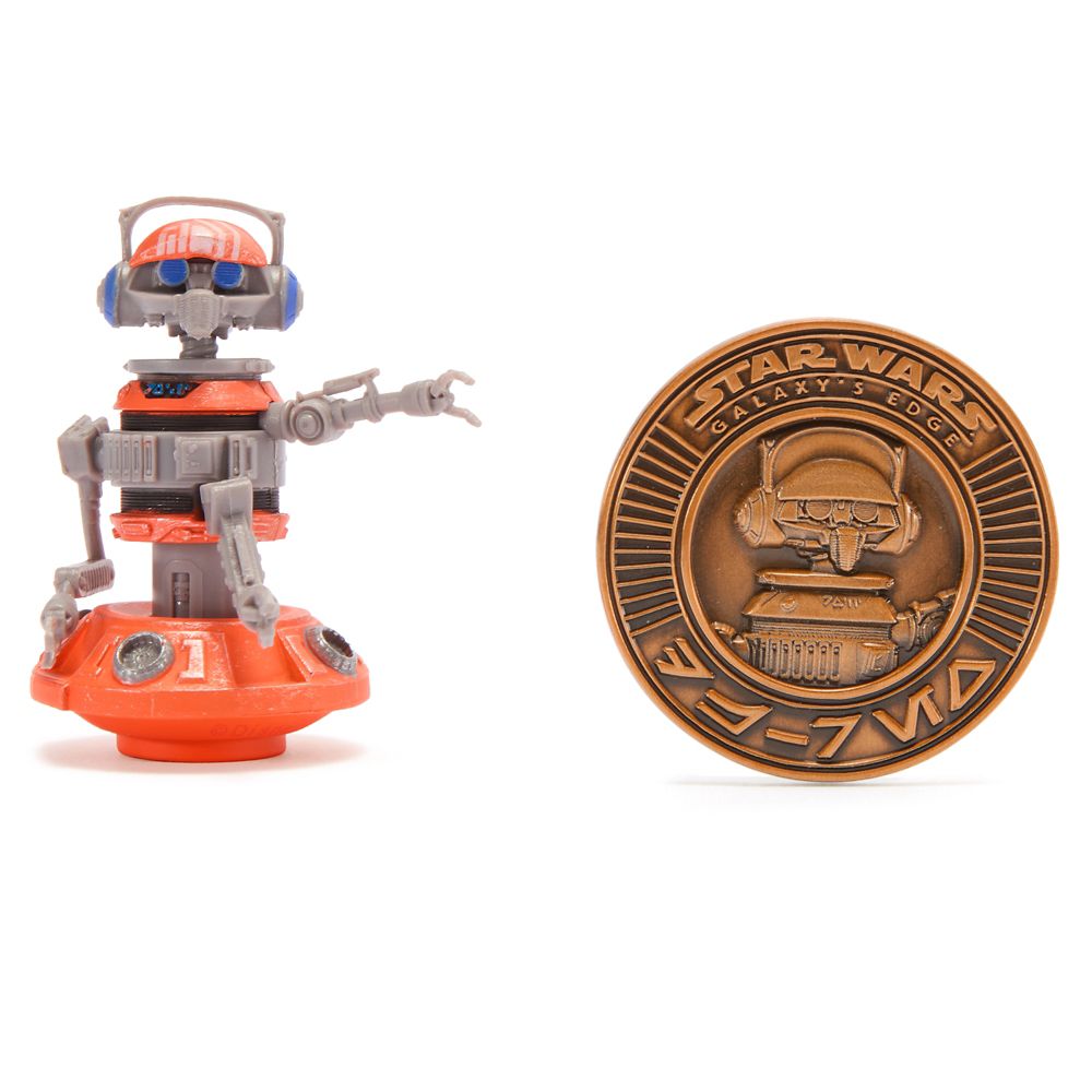 DJ R-3X Action Figure Comic Book and Coin Set - Star Wars Galaxy's Edge - Limited Edition