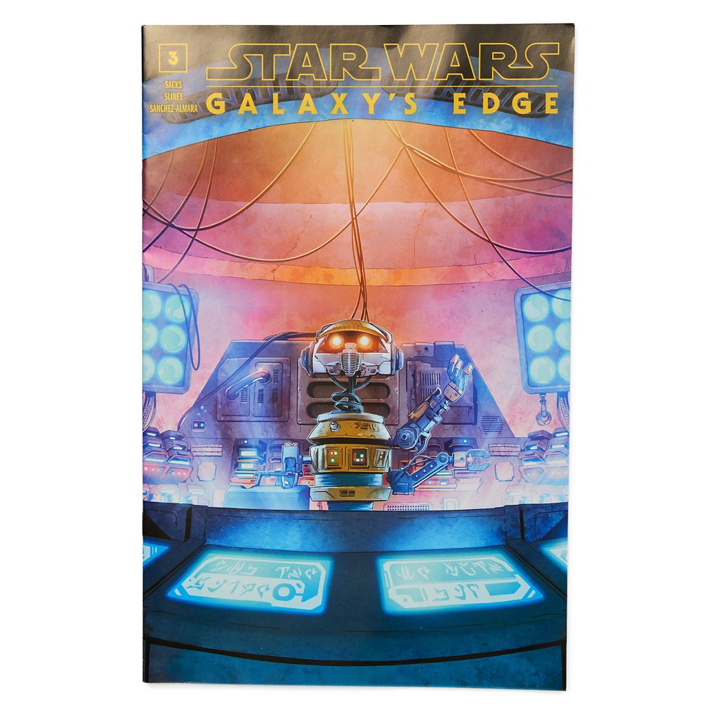 DJ R-3X Action Figure Comic Book and Coin Set - Star Wars Galaxy's Edge - Limited Edition
