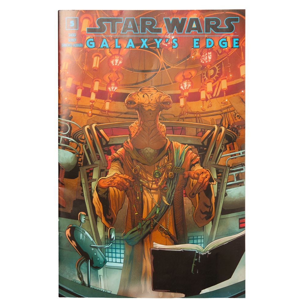 Dok-Ondar Action Figure Comic Book and Coin Set - Star Wars Galaxy's Edge - Limited Edition