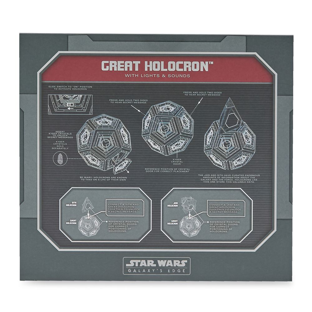 Great Holocron with Lights and Sounds - Star Wars Galaxy's Edge