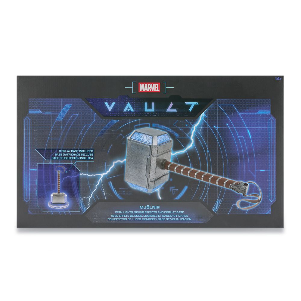 Thor Mj&ouml;lnir Hammer with Lights and Sound Effects &ndash; Marvel Vault