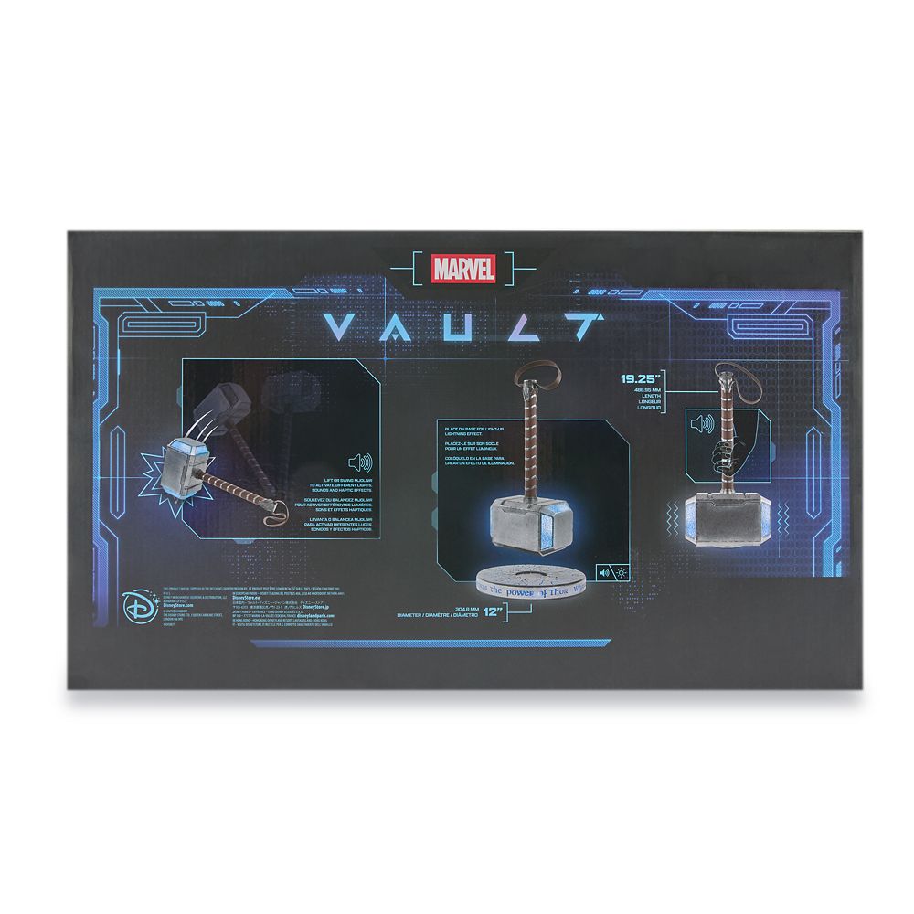 Thor Mj&ouml;lnir Hammer with Lights and Sound Effects &ndash; Marvel Vault