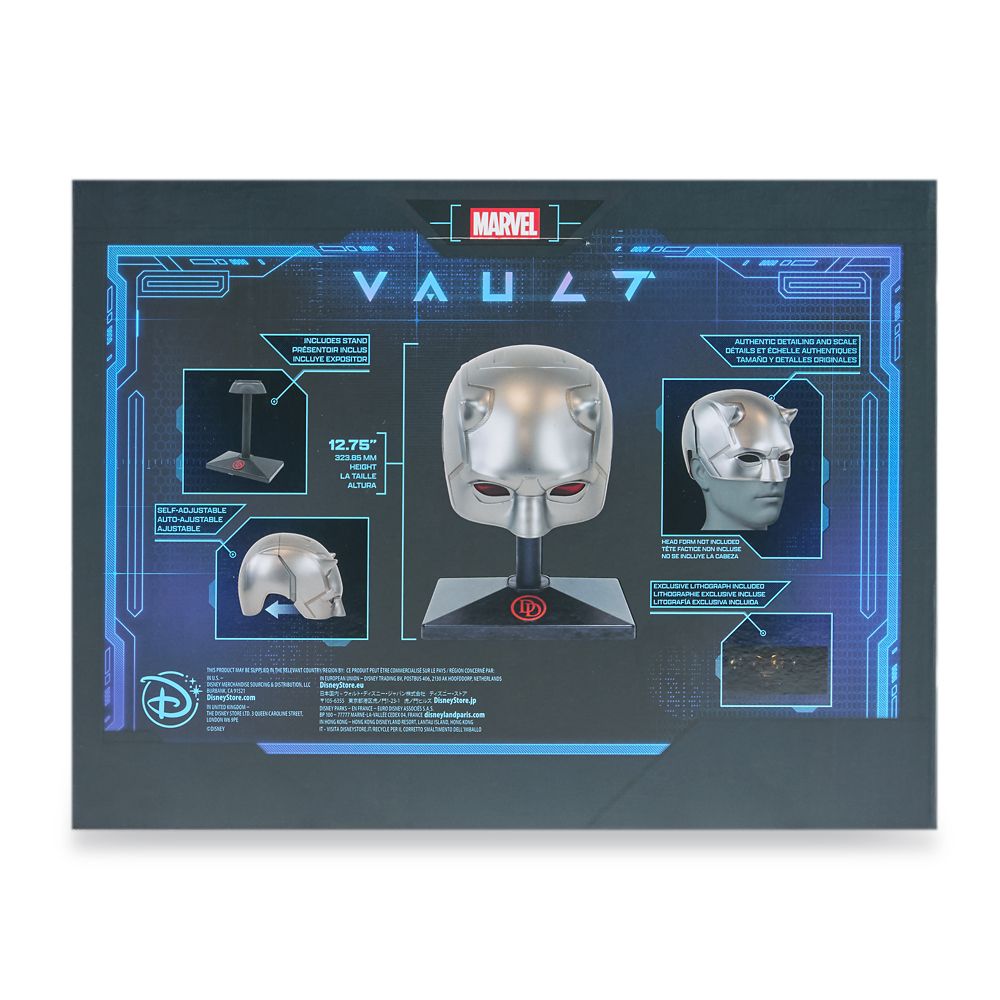 Daredevil Silver Mask &ndash; Limited Edition &ndash; Exclusive &ndash; Marvel Vault &ndash; D23: The Ultimate Disney Fan Event