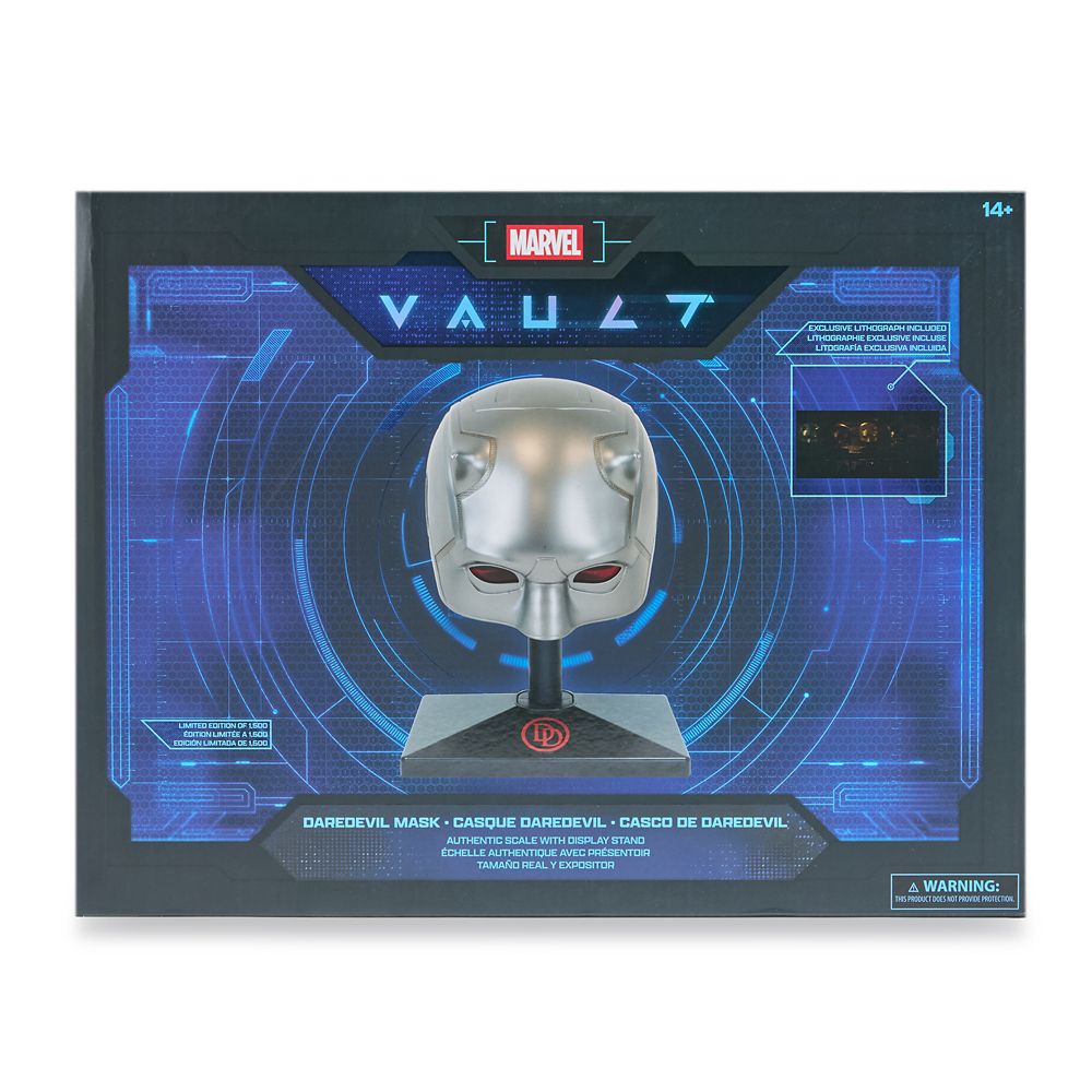 Daredevil Silver Mask &ndash; Limited Edition &ndash; Exclusive &ndash; Marvel Vault &ndash; D23: The Ultimate Disney Fan Event