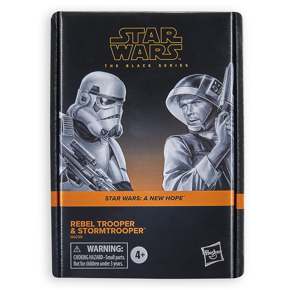 Rebel Trooper & Stormtrooper Action Figure Set - Star Wars A New Hope - The Black Series