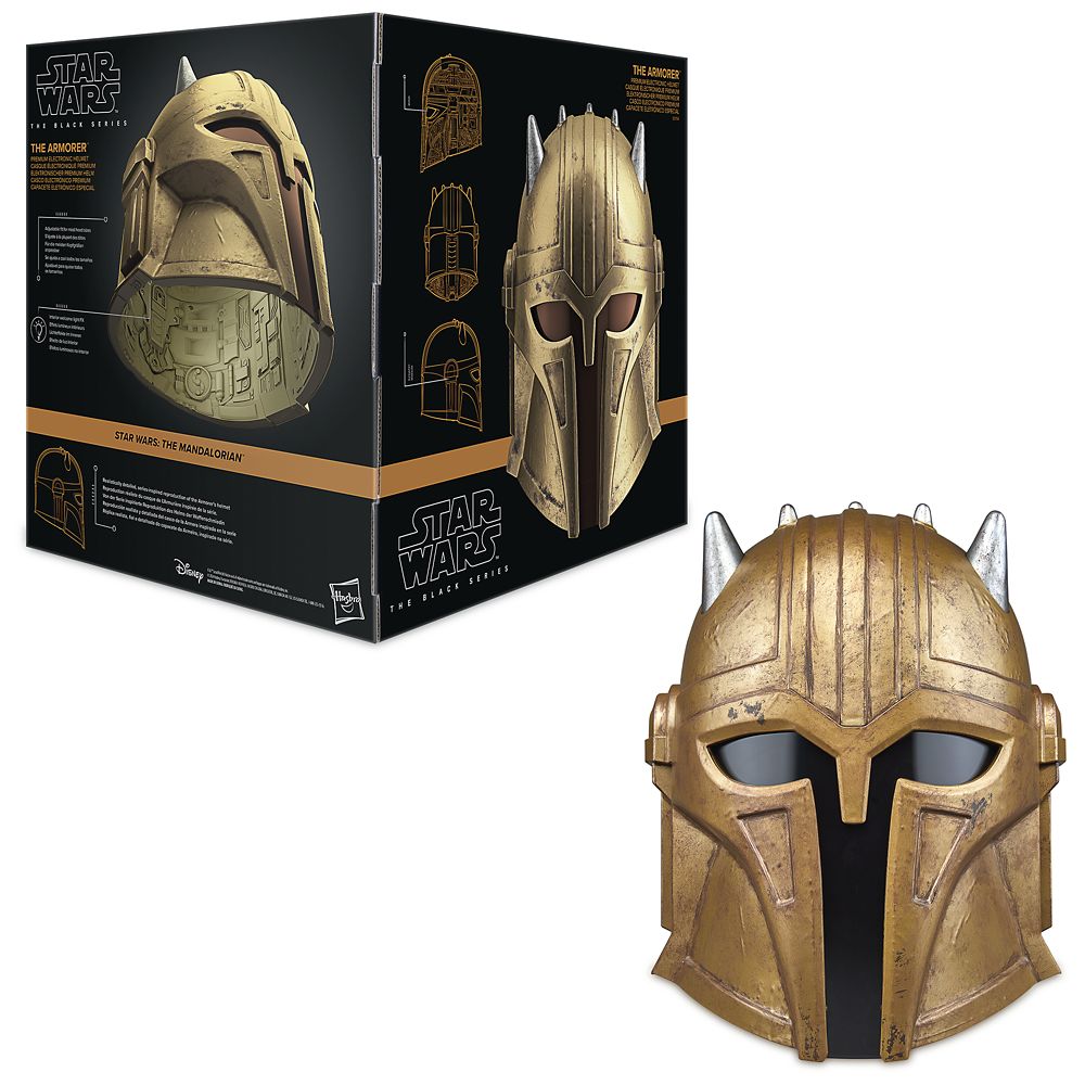 The Armorer Electronic Helmet by Hasbro  Star Wars: The Black Series Official shopDisney