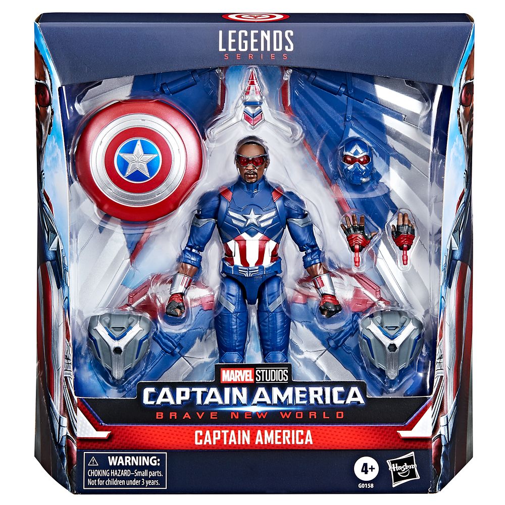 Captain America Action Figure - Captain America A Brave New World - Marvel Legends Series by Hasbro