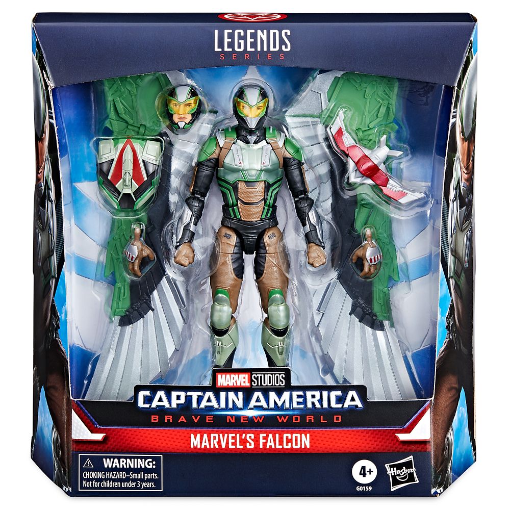 Falcon Action Figure - Captain America A Brave New World - Marvel Legends Series by Hasbro