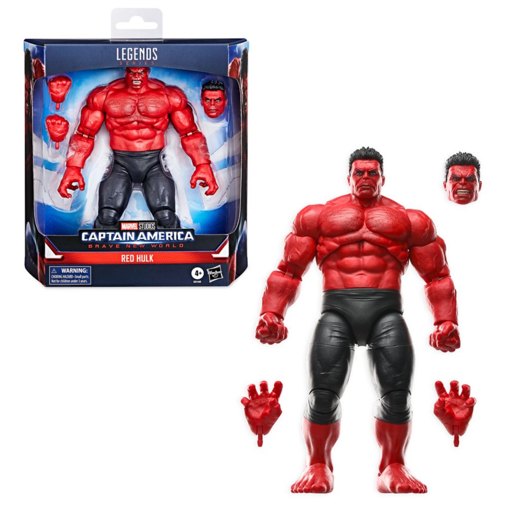 Red Hulk Action Figure  Captain America: A Brave New World  Marvel Legends Series by Hasbro Official shopDisney