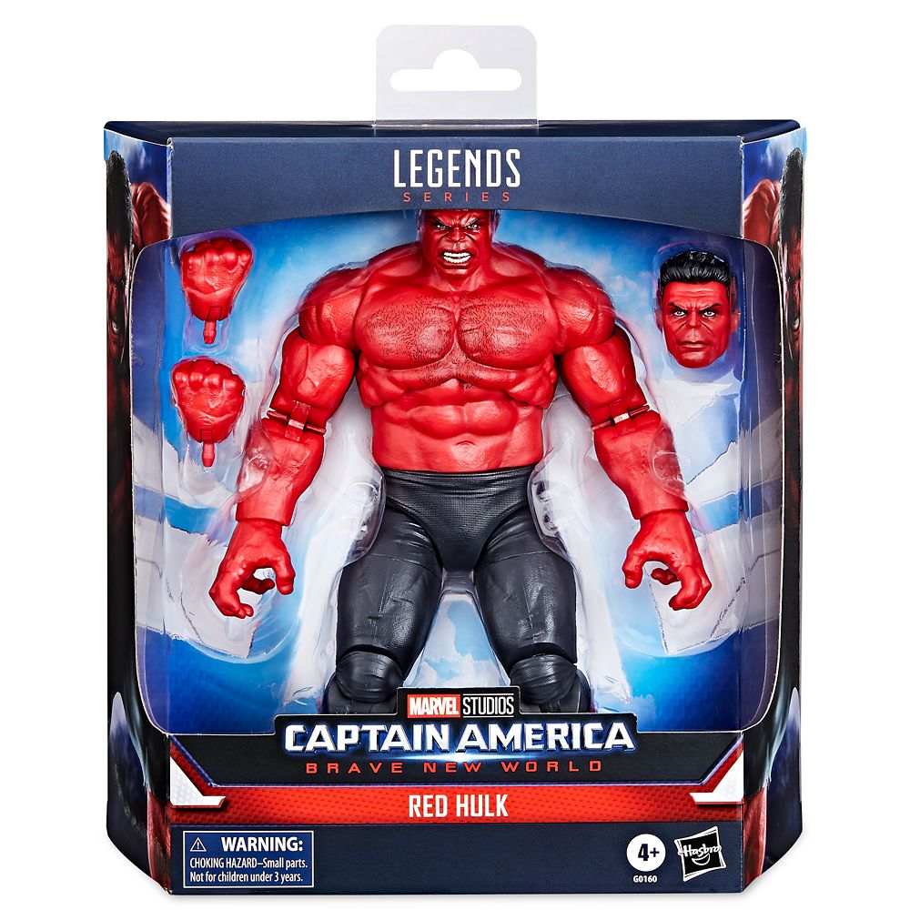Red Hulk Action Figure - Captain America A Brave New World - Marvel Legends Series by Hasbro