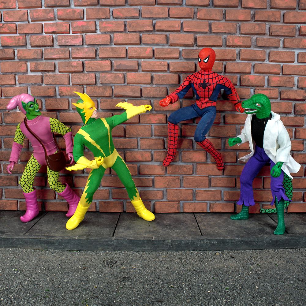 Spider-Man Mego 8'' Action Figure Set &ndash; World's Greatest Super-Heroes