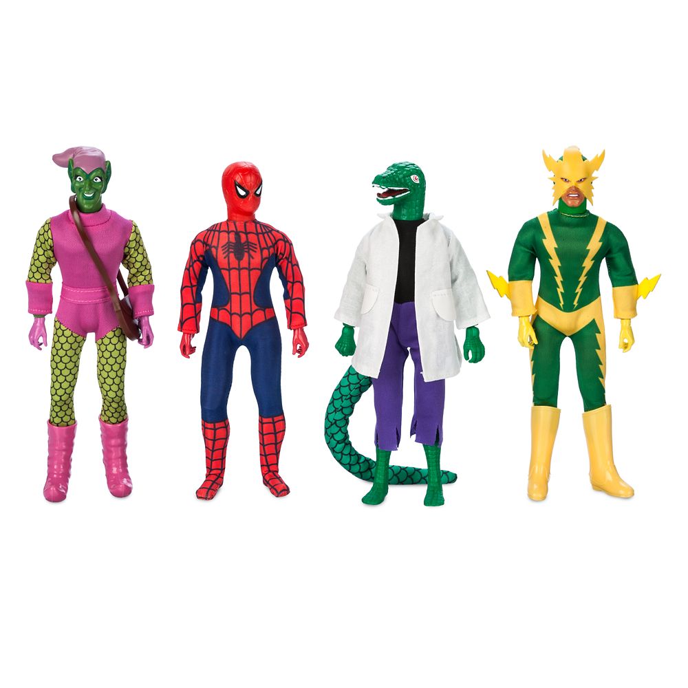 Spider-Man Mego 8'' Action Figure Set &ndash; World's Greatest Super-Heroes