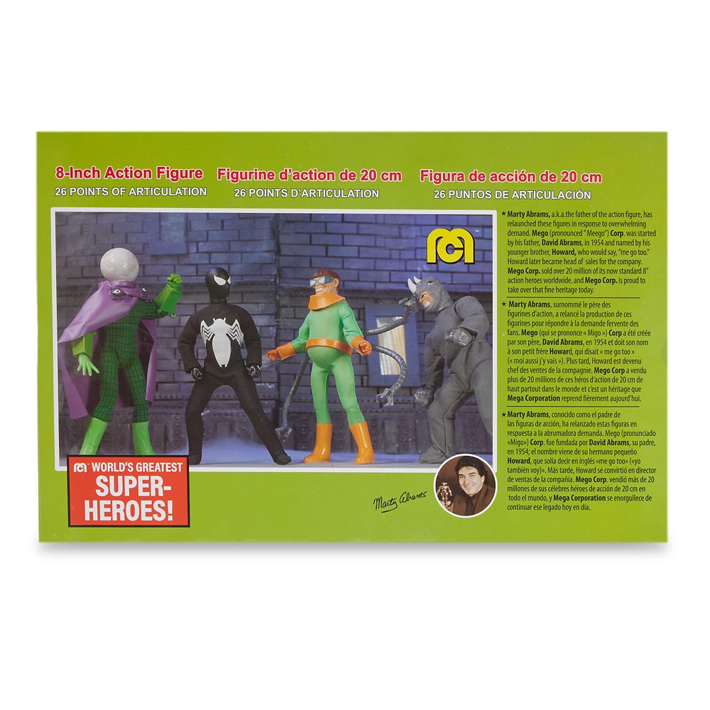 Spider-Man Mego 8'' Action Figure Set 2 &ndash; World's Greatest Super-Heroes