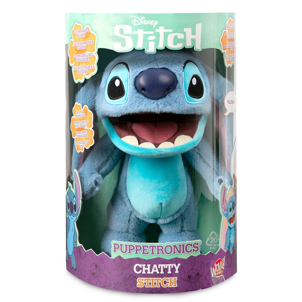 Stitch Chatty Puppetronics Plush - Lilo & Stitch - 13''