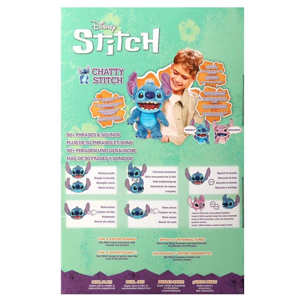 Stitch Chatty Puppetronics Plush - Lilo & Stitch - 13''