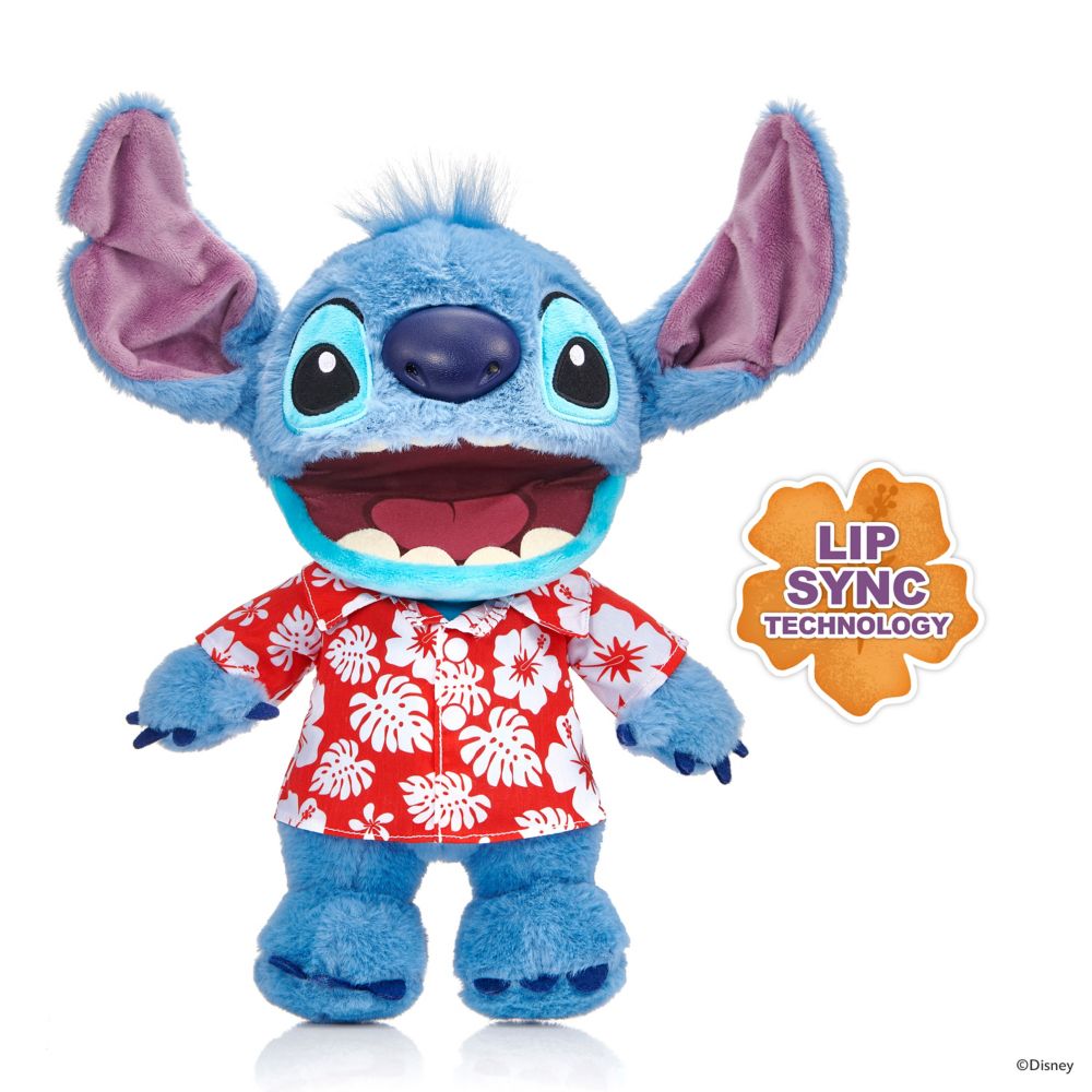 Stitch Hawaiian Chatty Deluxe Puppetronics Plush &ndash; Lilo & Stitch &ndash; 13''