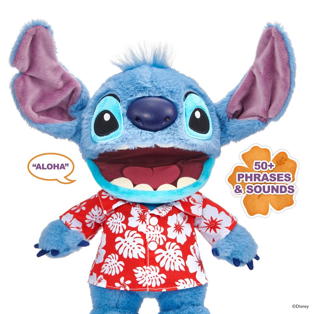 Stitch Hawaiian Chatty Deluxe Puppetronics Plush &ndash; Lilo & Stitch &ndash; 13''