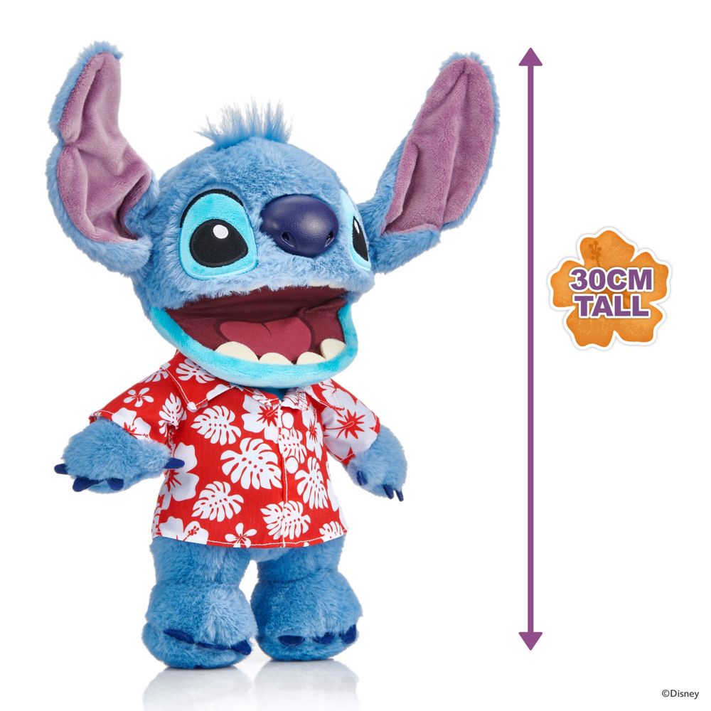 Stitch Hawaiian Chatty Deluxe Puppetronics Plush &ndash; Lilo & Stitch &ndash; 13''