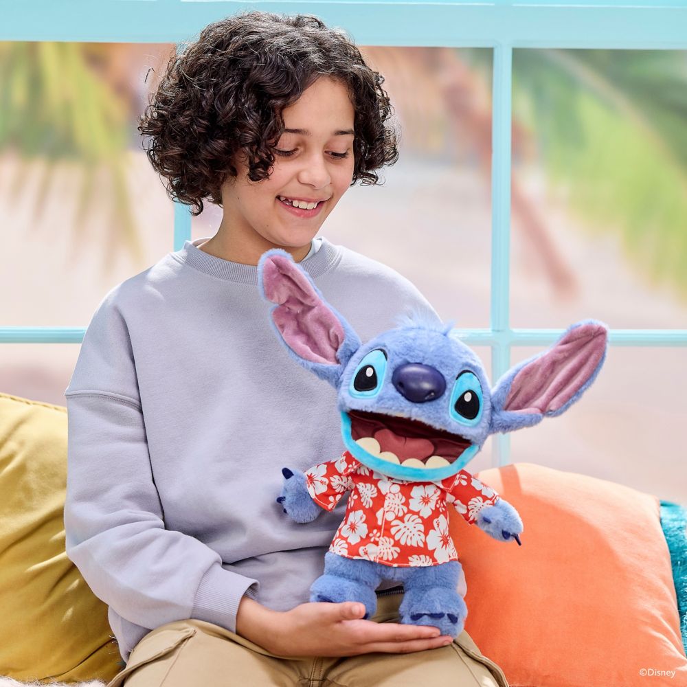 Stitch Hawaiian Chatty Deluxe Puppetronics Plush &ndash; Lilo & Stitch &ndash; 13''