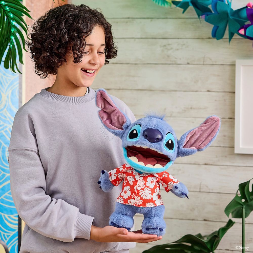Stitch Hawaiian Chatty Deluxe Puppetronics Plush &ndash; Lilo & Stitch &ndash; 13''