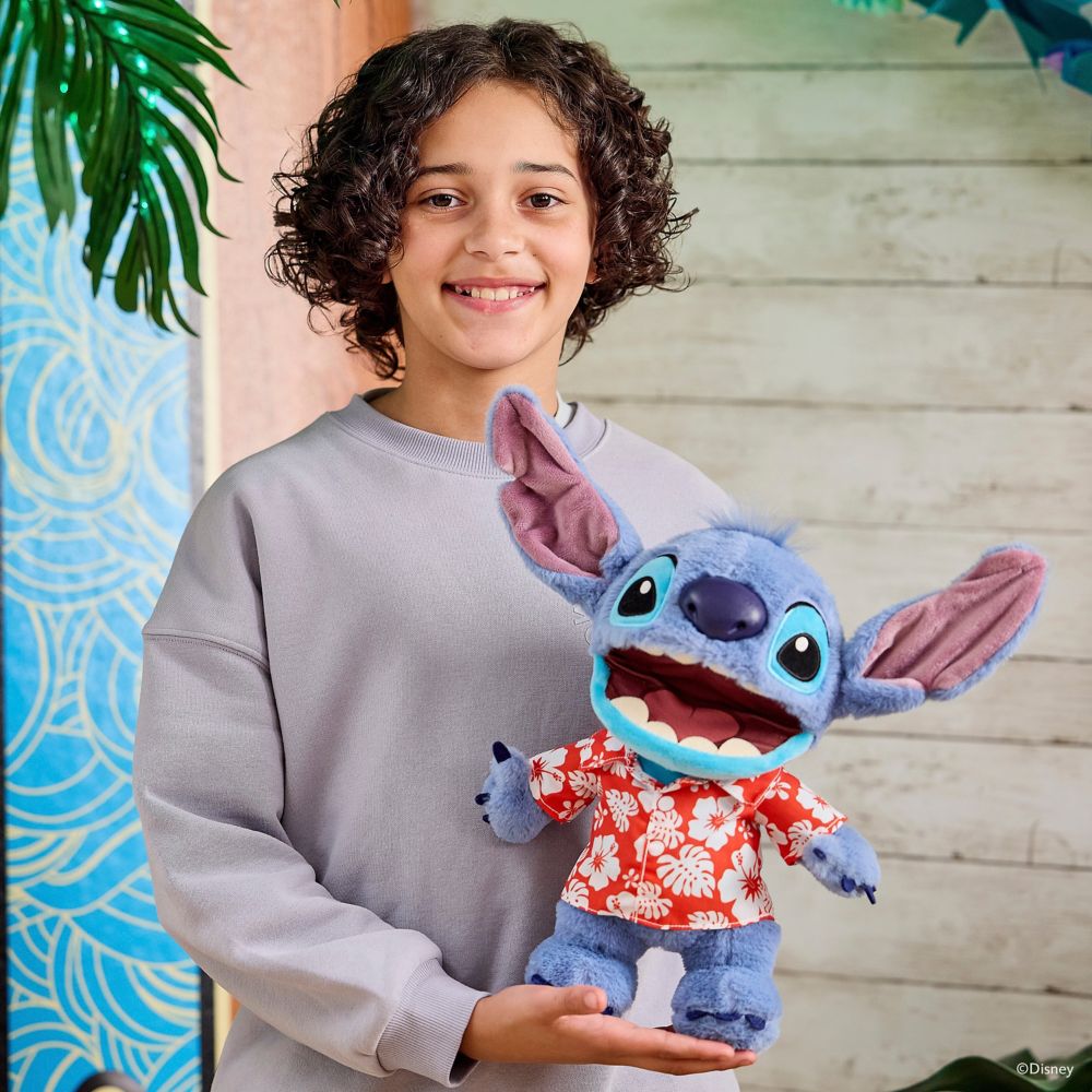 Stitch Hawaiian Chatty Deluxe Puppetronics Plush &ndash; Lilo & Stitch &ndash; 13''