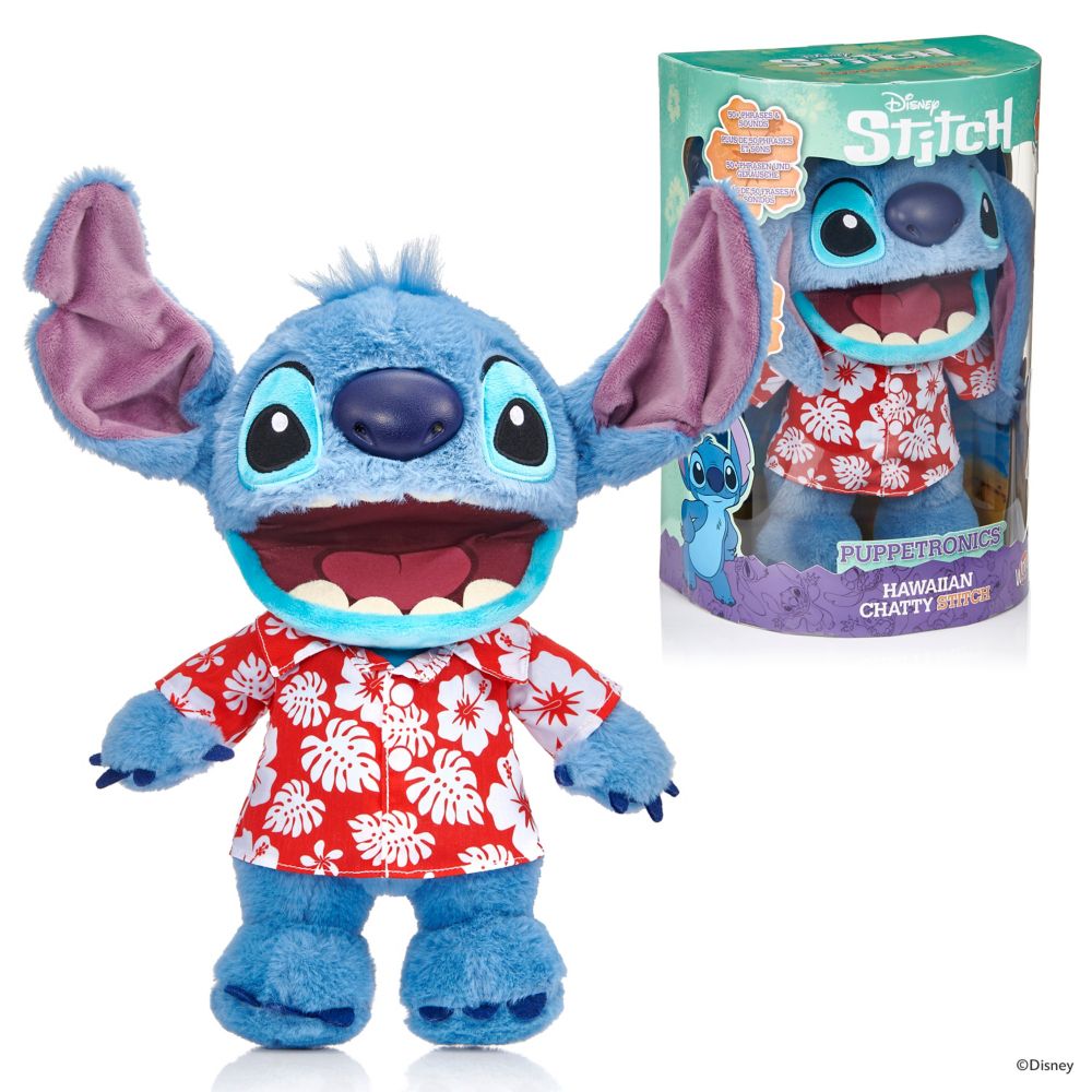 Stitch Hawaiian Chatty Deluxe Puppetronics Plush &ndash; Lilo & Stitch &ndash; 13''