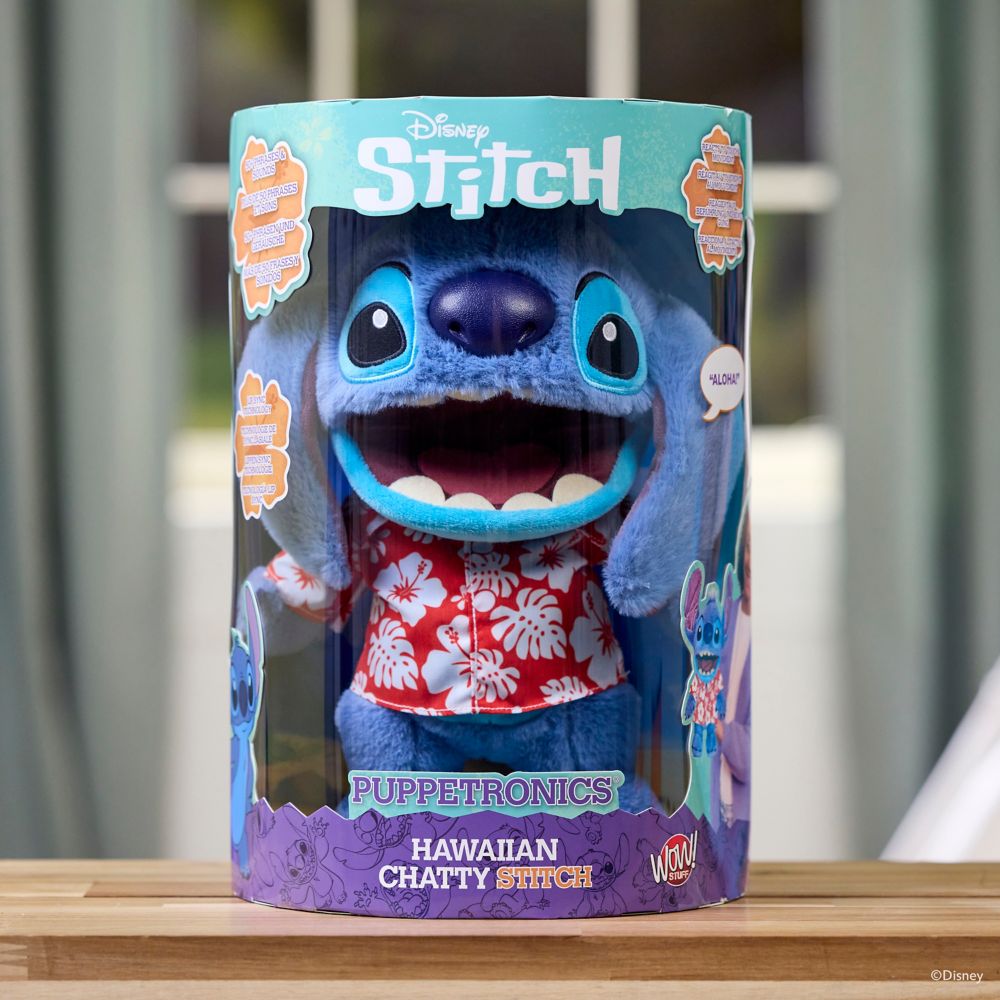 Stitch Hawaiian Chatty Deluxe Puppetronics Plush &ndash; Lilo & Stitch &ndash; 13''