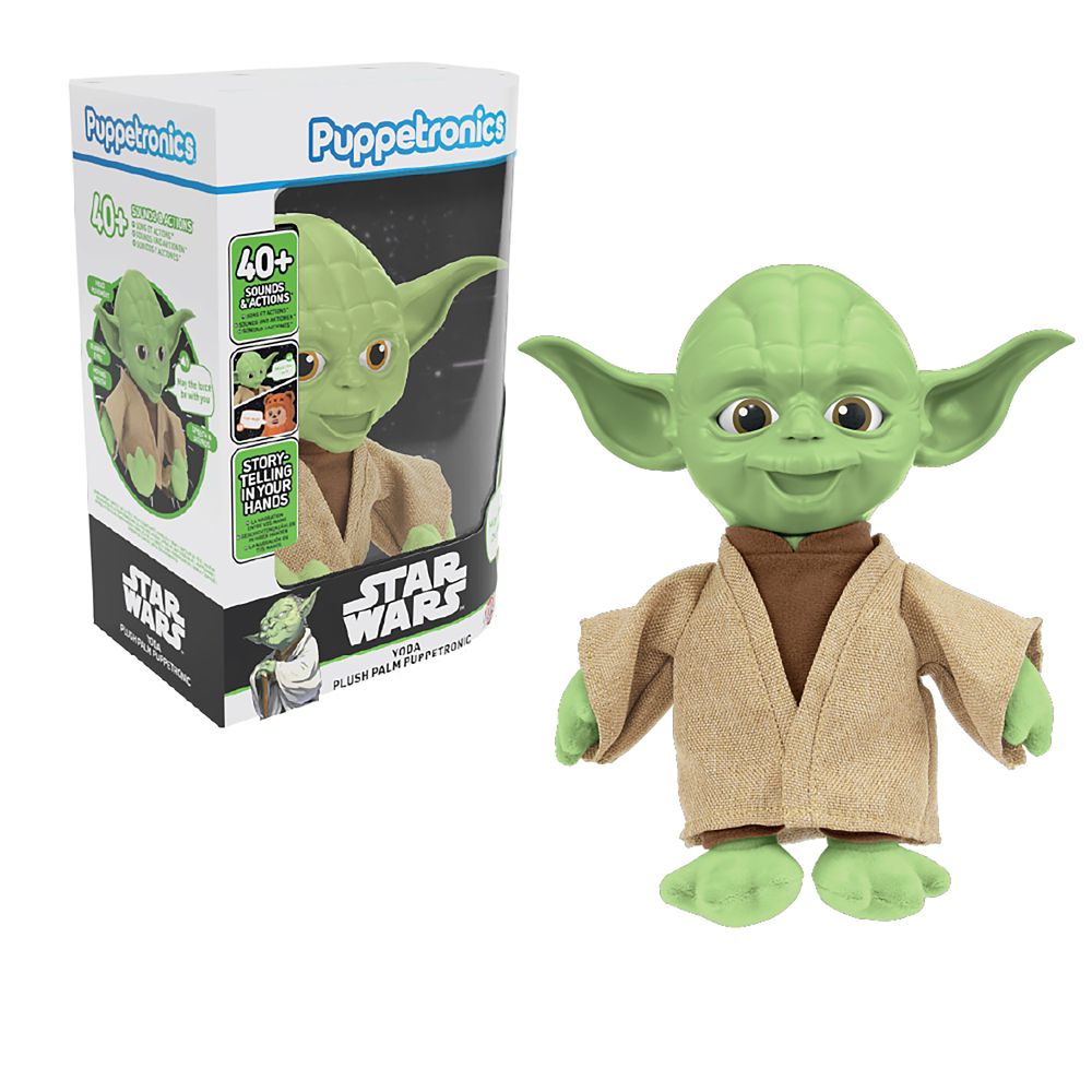 Yoda Plush Palm Puppetronic Interactive Talking Action Figure &ndash; Star Wars