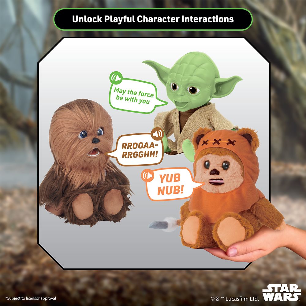 Yoda Plush Palm Puppetronic Interactive Talking Action Figure &ndash; Star Wars
