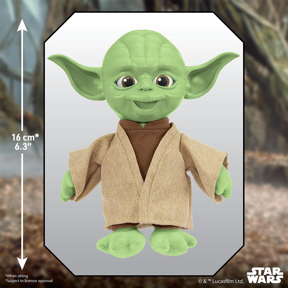 Yoda Plush Palm Puppetronic Interactive Talking Action Figure &ndash; Star Wars