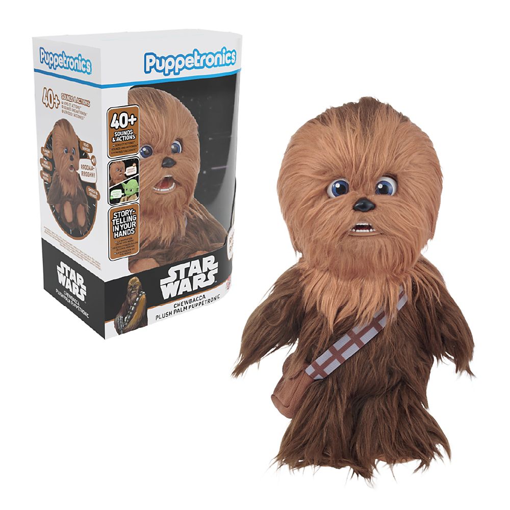 Chewbacca Plush Palm Puppetronic Interactive Talking Action Figure &ndash; Star Wars