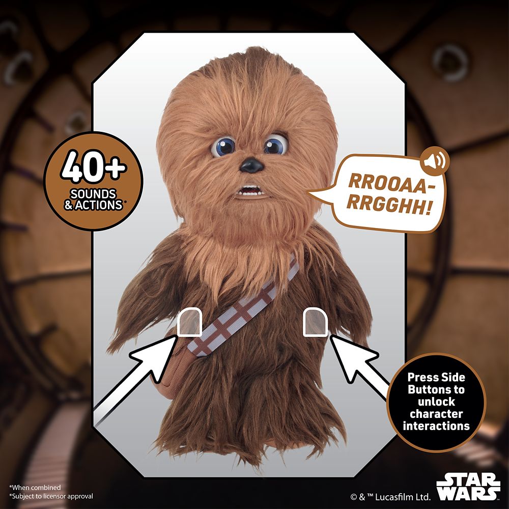 Chewbacca Plush Palm Puppetronic Interactive Talking Action Figure &ndash; Star Wars