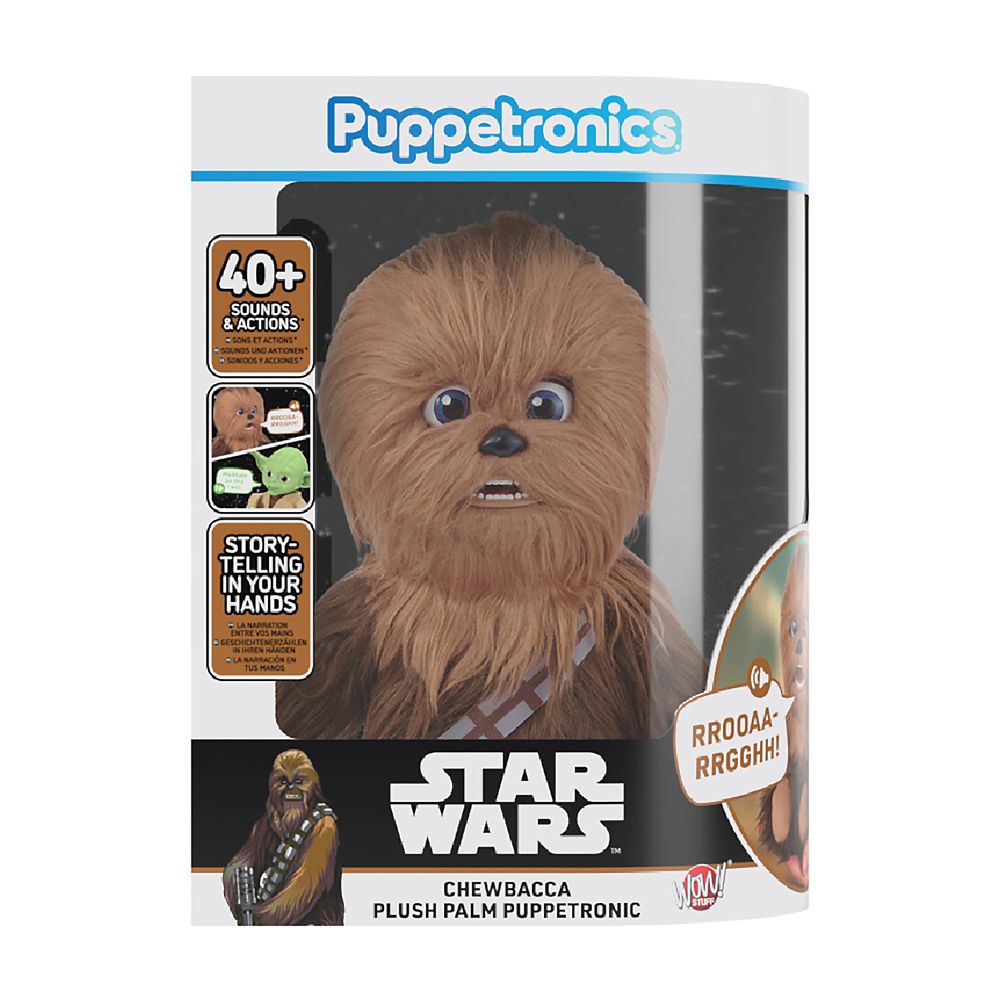 Chewbacca Plush Palm Puppetronic Interactive Talking Action Figure &ndash; Star Wars