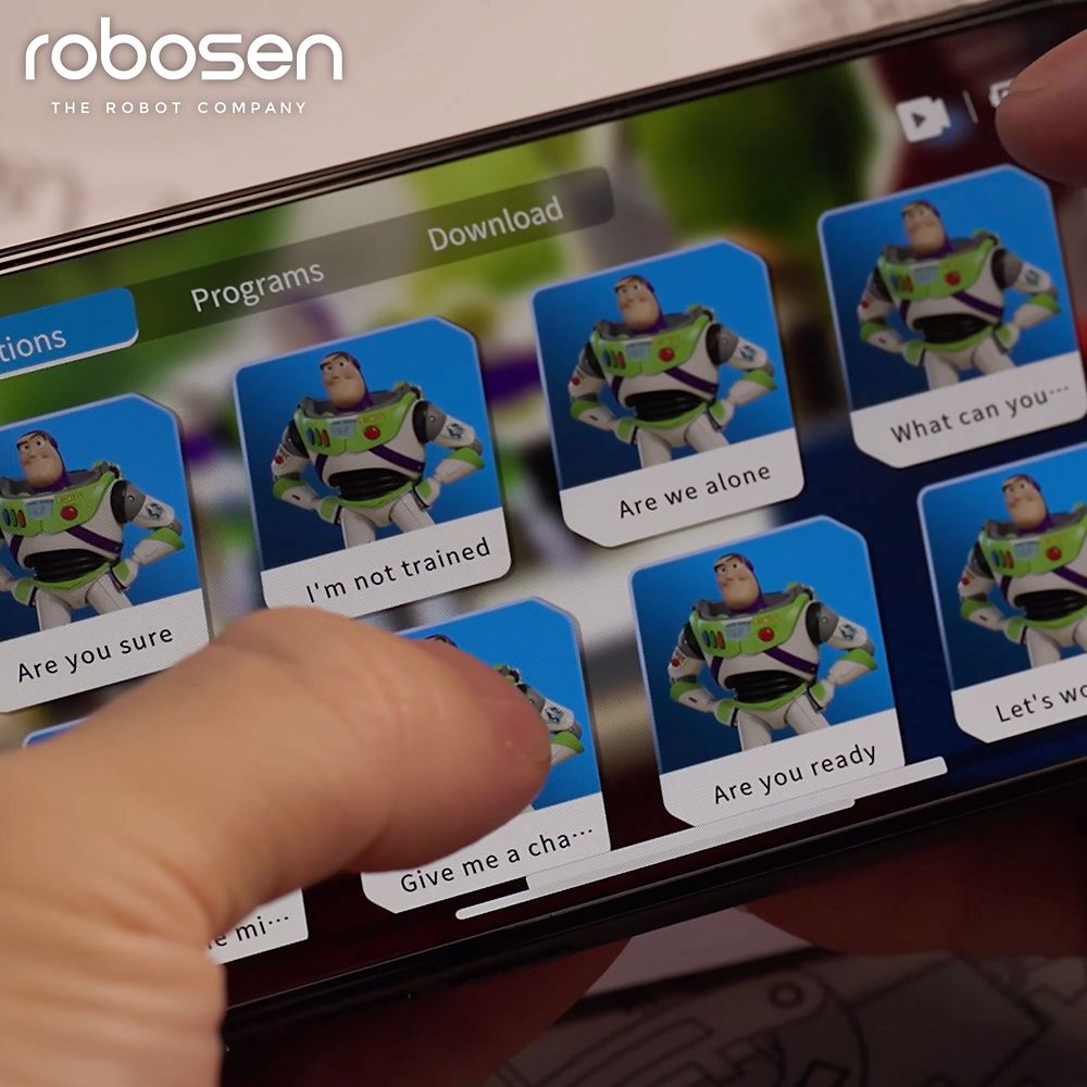 Buzz Lightyear Space Ranger Robotic Action Figure by Robosen &ndash; Toy Story