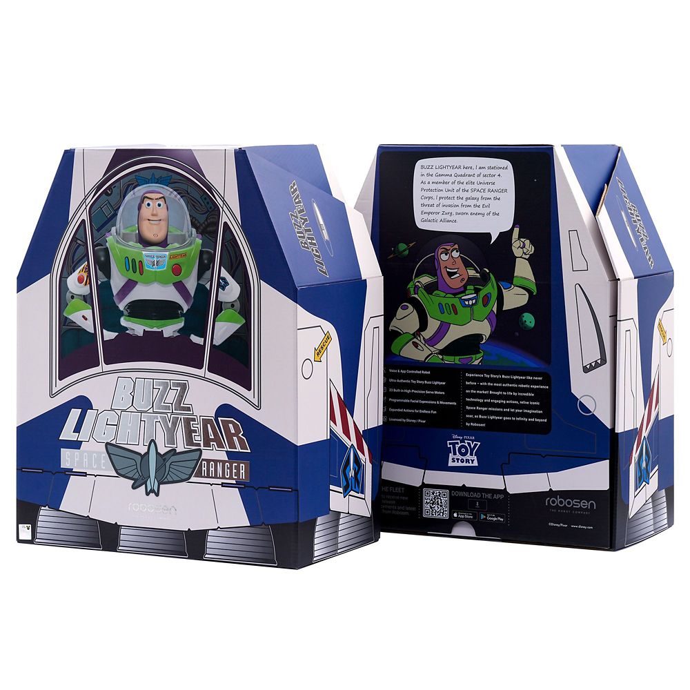 Buzz Lightyear Space Ranger Robotic Action Figure by Robosen &ndash; Toy Story