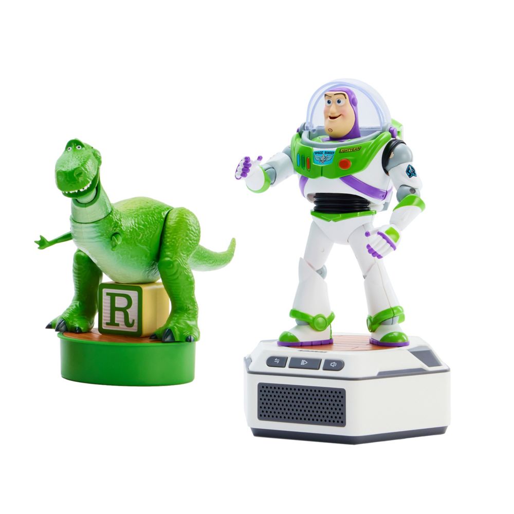 Buzz Lightyear and Rex Robotic Mini Action Figure Set by Robosen &ndash; Toy Story