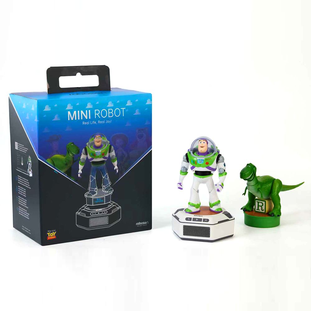 Buzz Lightyear and Rex Robotic Mini Action Figure Set by Robosen &ndash; Toy Story