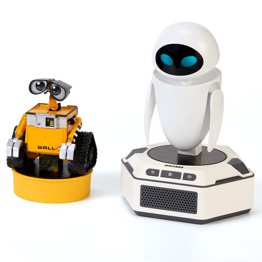 WALL&bull;E and EVE Robotic Mini Action Figure Set by Robosen