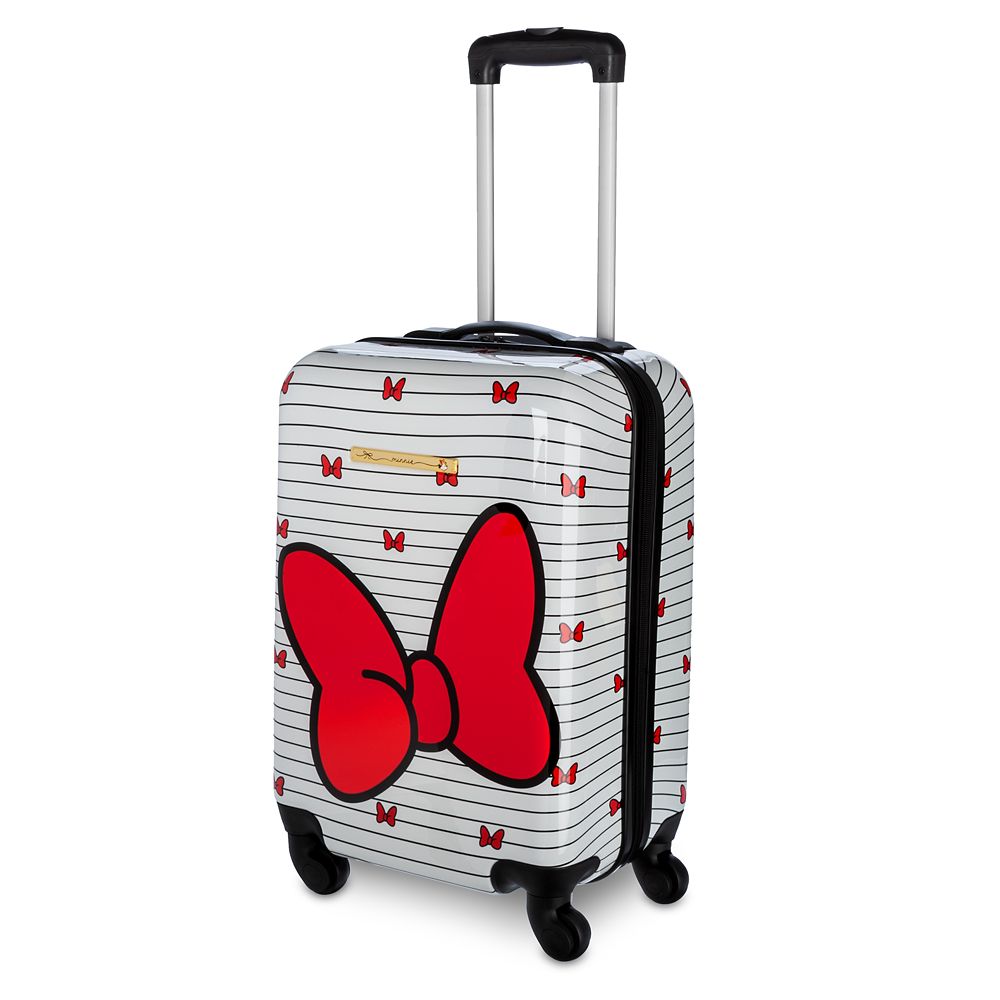 Minnie Mouse Bows Rolling Luggage Small Disney Store