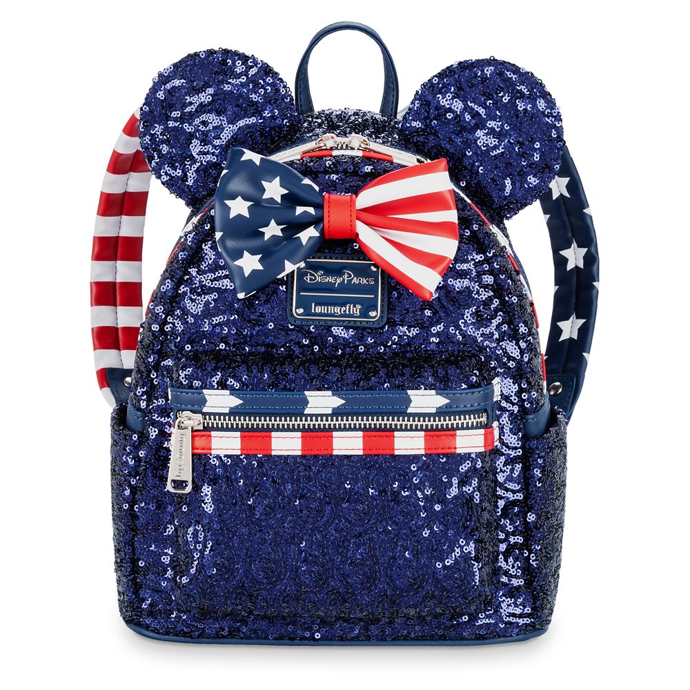 Loungefly Americana Patriotic Stars deals and Stripes Mini Backpack and Matching Walle