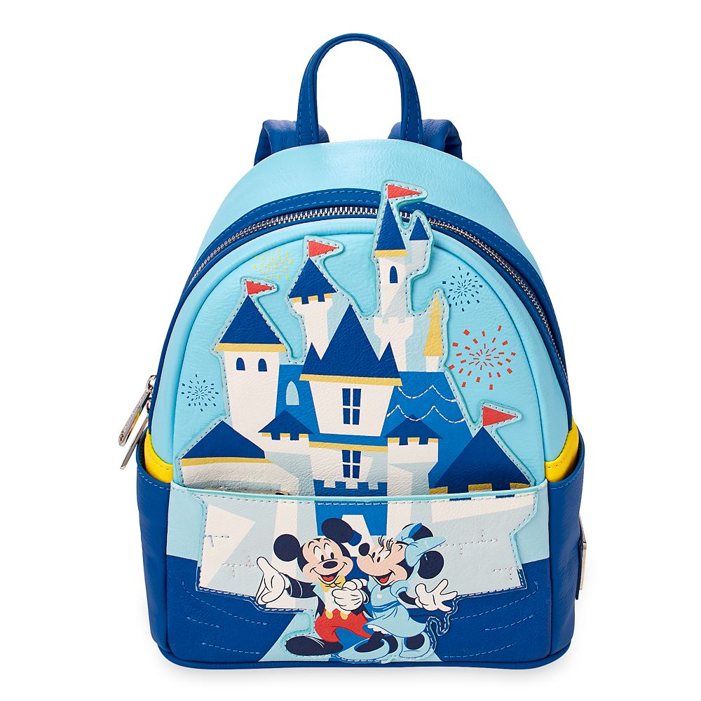 Disneyland 65th Anniversary Loungefly deals Convertible Park Icon Backpack-In Hand