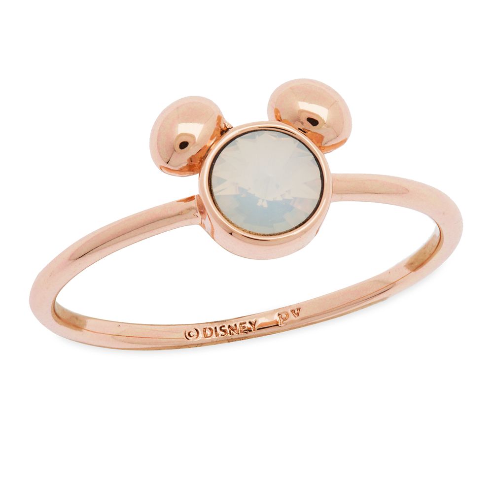 Mickey Mouse Icon Ring by Pura Vida &ndash; Rose Gold