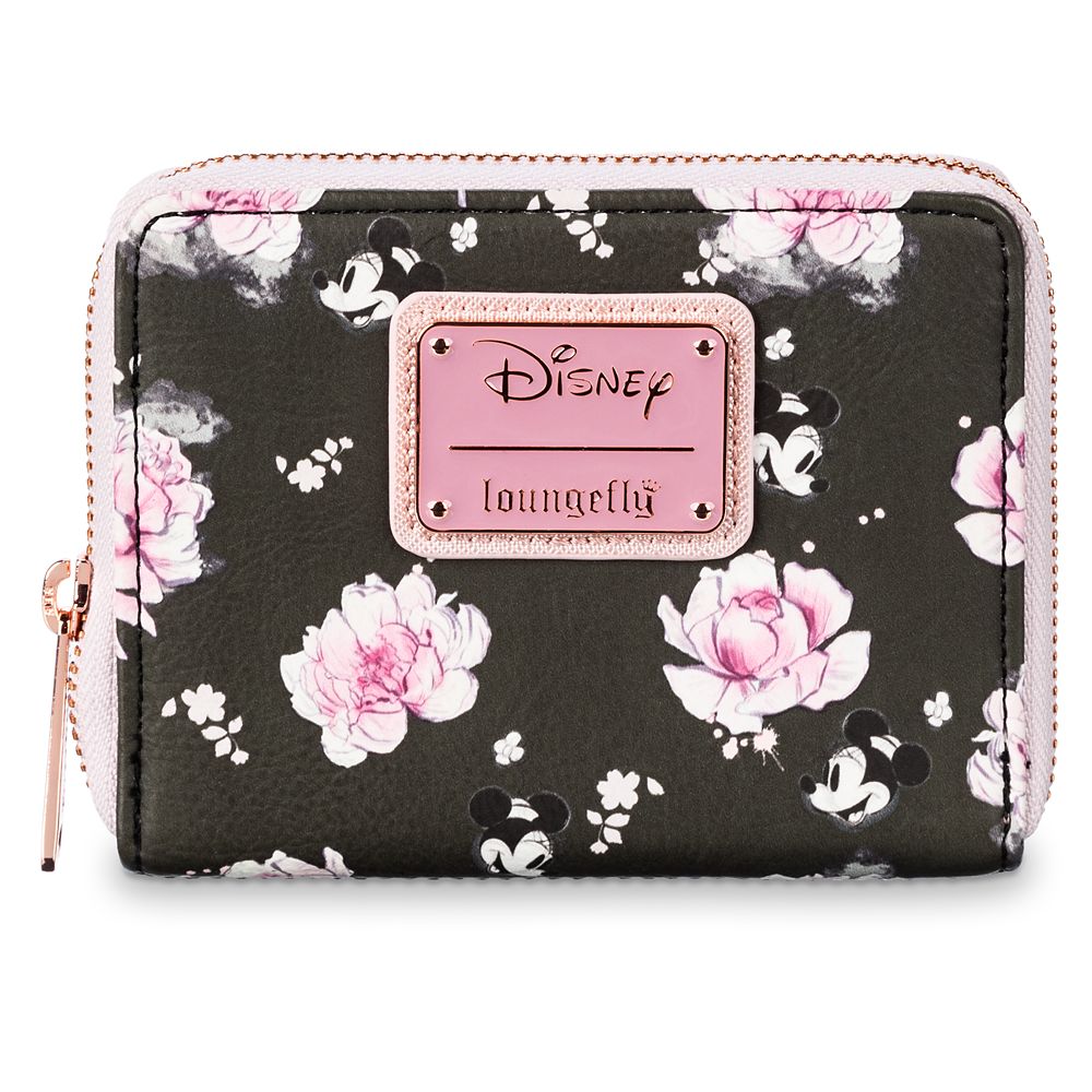 Minnie Mouse Floral Wallet by Loungefly Disney Store