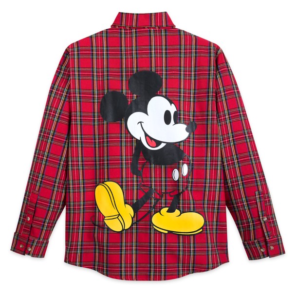Mickey Mouse Flannel Shirt for Adults by Cakeworthy | Disney Mickey Mouse Flannel Shirt for Adults by Cakeworthy | Disney