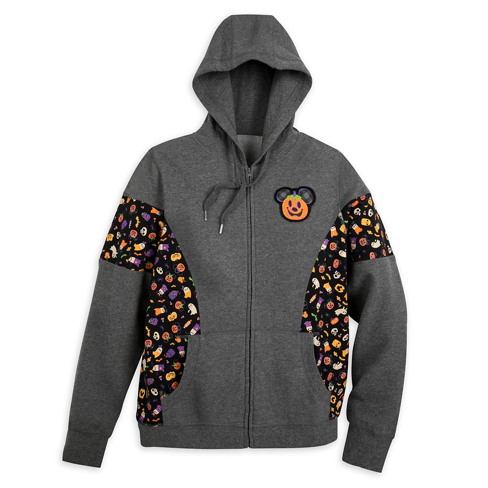 Mickey Mouse Halloween Zip Hoodie for Adults Disney Store