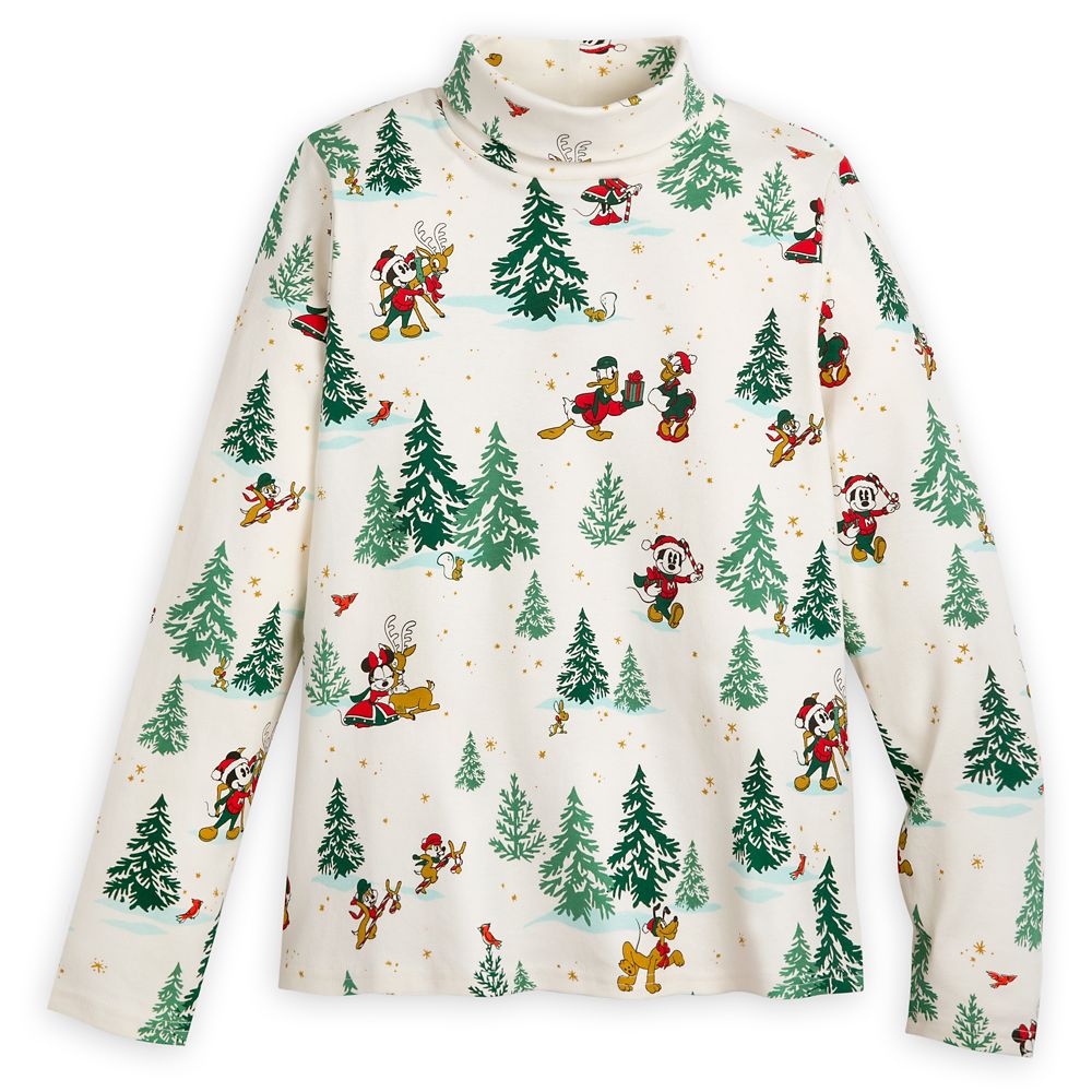 Mickey Mouse and Friends Holiday Knit Turtleneck for Women Disney Store