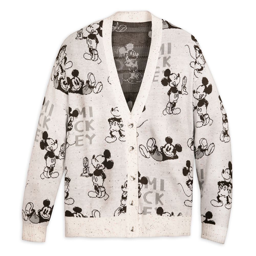 Mickey Mouse Knit Cardigan for Adults Disney Store